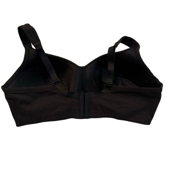 Cacique Cotton No Wire Bra 40D Black Comfort Wireless Soft Molded Pads Support - Picture 2 of 6